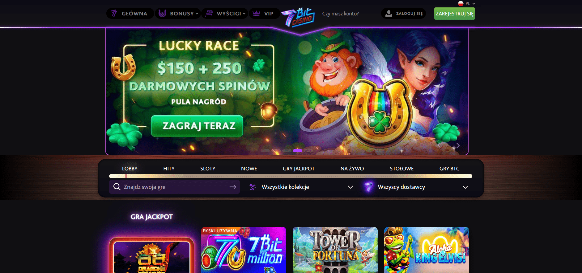 7Bit casino screenshot