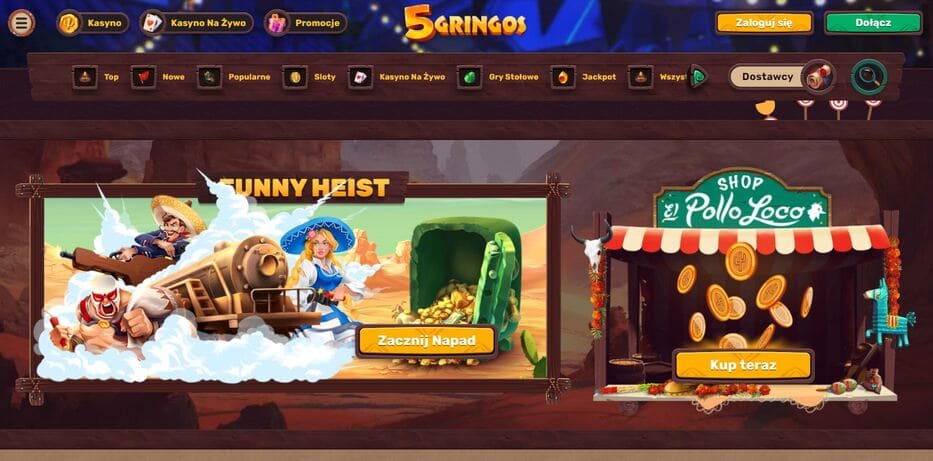 5Gringos Casino Screenshot 3