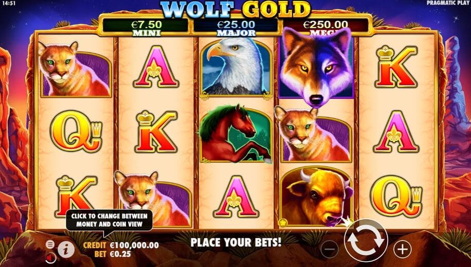 Wolf gold slot online