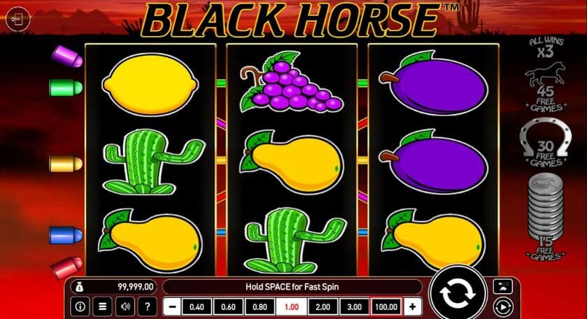 Black horse slot online