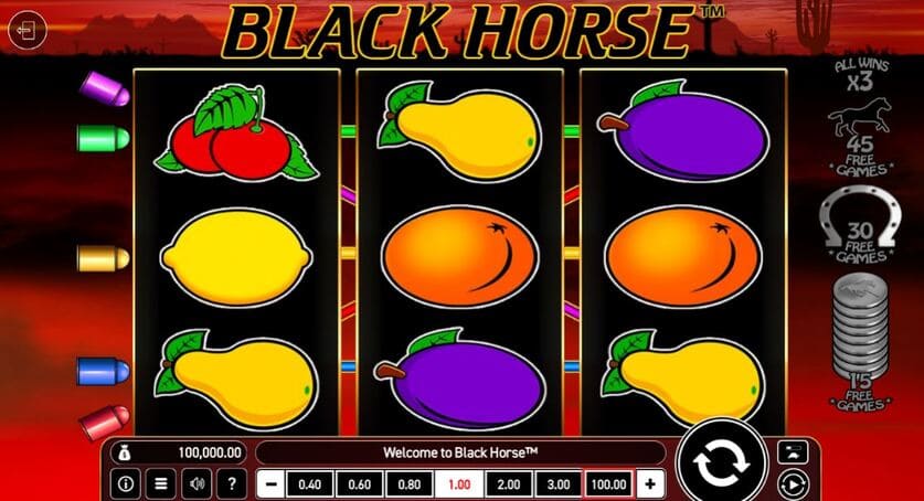 Black horse slot
